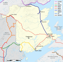 new brunswick railway map File Railways Of New Brunswick Map Fr Svg Wikimedia Commons new brunswick railway map