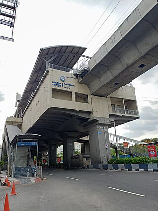 <span class="mw-page-title-main">Rasoolpura metro station</span> Metro station in Hyderabad, India