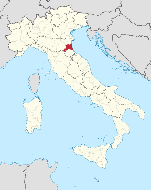Provincia Ravennas: situs