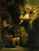 Tobias og engelen, 1636