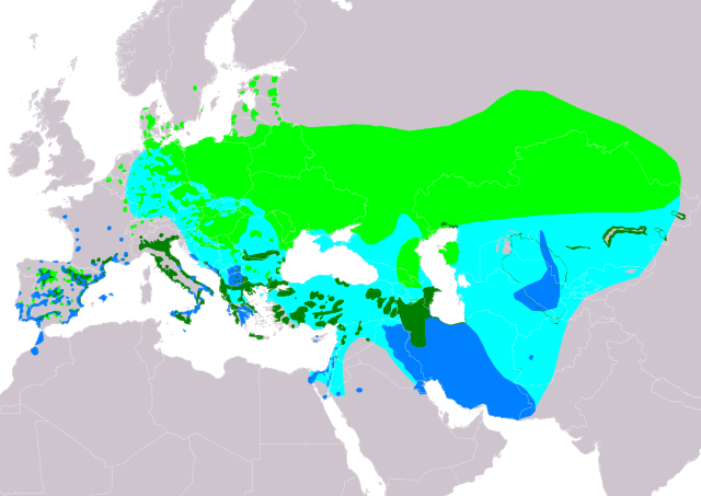 Mapa występowania