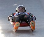 Deutsch: Vorletztes Saisonrennen im Rennrodel-Weltcup der Saison 2014/15 vom 19. bis 22. Februar 2015 in Altenberg/Erzgebirge. Tag 2: Nationencups. English: Luge world cup race season 2014/15 in Altenberg/Germany, 19th to 22nd Februar 2015. Day 2: Nations cup races.