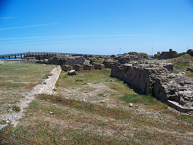 Ruins of St. Barbara Fort, destroyed with work from 9th Field Company