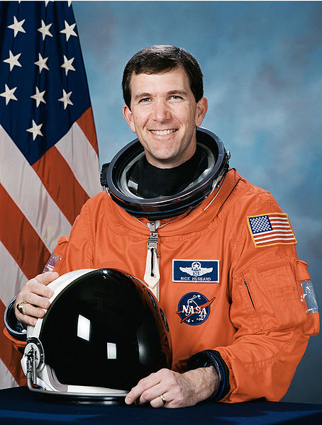 File:Richard Husband, NASA photo portrait in orange suit.jpg