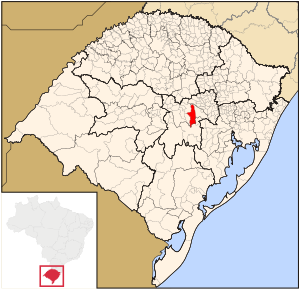 Localização de Santa Cruz do Sul