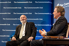 Actor/director Rob Reiner in conversation with KGO-TV anchor Dan Ashley, 2013 Rob Reiner and Dan Ashley (8451133447).jpg