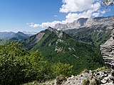 L'Éperrimont et le bec de l'Échaillon depuis le Bémont.