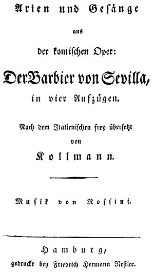 Il Barbiere Di Siviglia: Handlung, Gestaltung, Geschichte