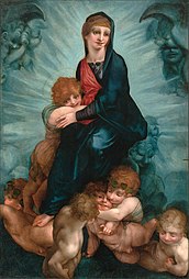 Rosso Fiorentino - "Madonna körpə və mələklərlə", 1519—1523, Ermitaj
