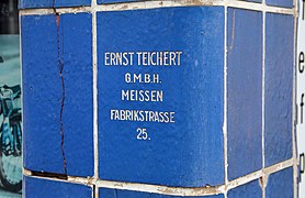 Säulenverkleidung der Ernst Teichert GmbH in Meißen