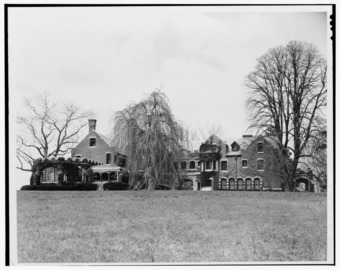 SOUTH ELEVATION - Fort Hill, Lloyd Neck, Lloyd Harbor, Suffolk County, NY HABS NY,52-LOHA.V,2-4.tif