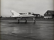 Saab 210 mit vorgezogenen Lufteinläufen