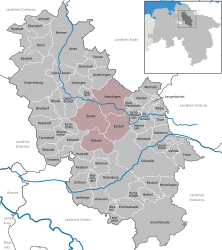Samtgemeinde Zeven - Carte