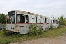 Muni 1226 stored at Derby Litchurch Lane Works San Francisco Muni, Boeing LRV 1226.jpg