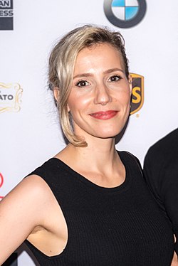 Sandra Redlaff inför prisutdelningen på Stockholms filmfestival 2018.