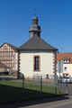 English: Protestant Church in Bernshausen, Schlitz, Hesse, Germany This is a picture of the Hessian Kulturdenkmal (cultural monument) with the ID Unknown? (Wikidata)
