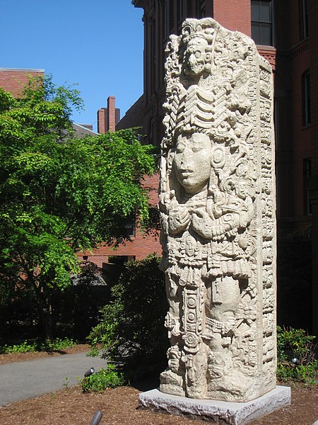 File:Sculpture outside Peabody Museum, Harvard University.jpg