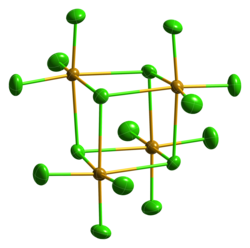 Kristallstruktur von Selentetrachlorid