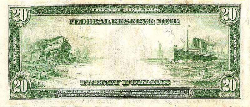 File:Series 1914 Twenty Dollar Note Reverse.jpg