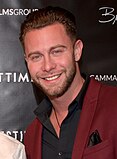 Seth Gamble at the Perspective movie premiere.jpg
