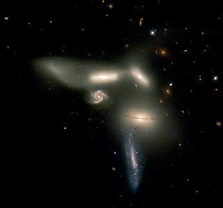 Seyferts Sextet group of galaxies in Serpens Caput constellation