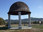 Shelter symbolizing the hat of Cardinal Giuliano Cesarini.jpg