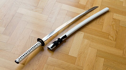 Shinken sword - a modern katana.