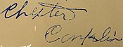 Signature - Actor Chester Conklin (SAYRE 21812) (cropped).jpg