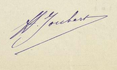 signature de Charles Joubert