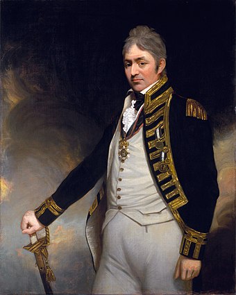 Sir Thomas Troubridge, 1st Baronet, whose entitlement to use 'Sir' derived from his position as baronet