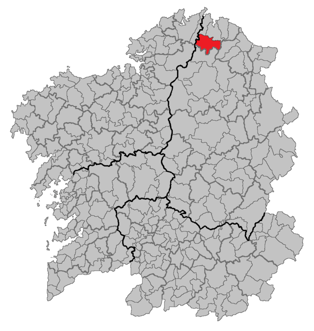 Ourol - Localizazion