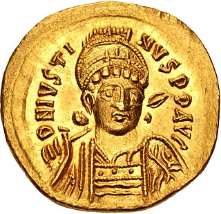 <span class="mw-page-title-main">Justin I</span> Roman emperor from 518 to 527