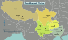Map of a wide definition of Southwest China, excluding Chongqing SouthWestChina.png