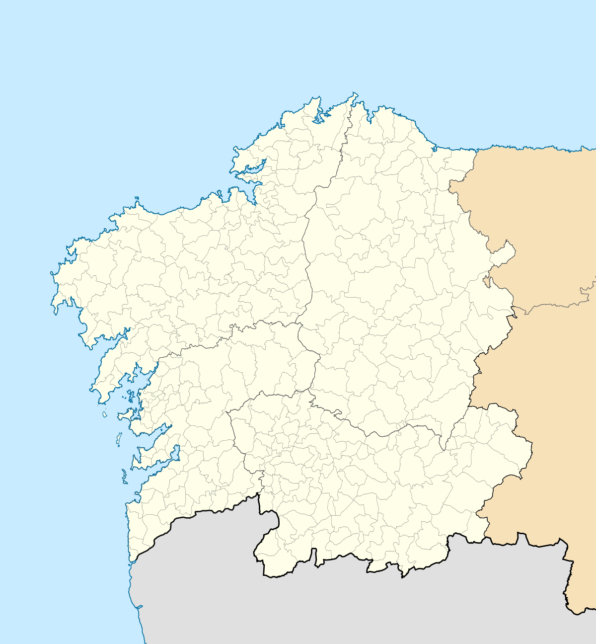 Spain Galicia location map.svg