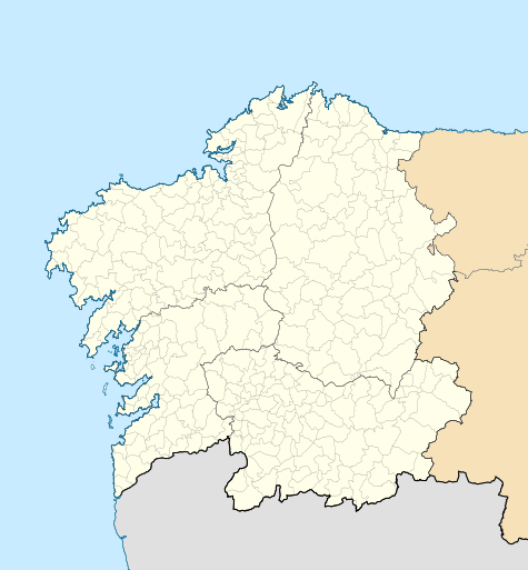 2016–17 Tercera División is located in Galicia