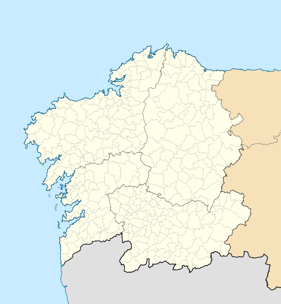 Mapa dos megálitos da Galiza