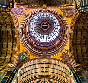 The interior of the dome.St Nikolas Basilica, Amsterdam St Nicolaaskerk, Amsterdam (8807377559).jpg