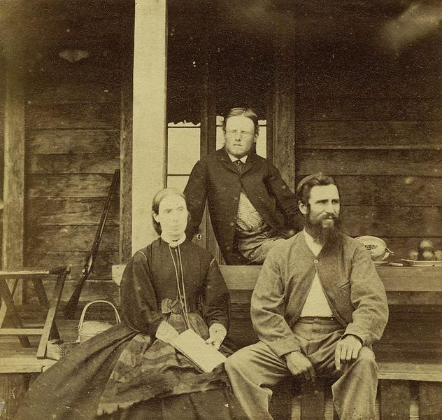 File:StateLibQld 2 258967 John and Mary Nicholson in front of their Grovely property, Brisbane 1866.jpg