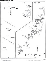 Mapa Palau