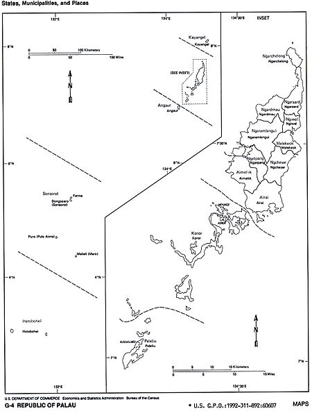 16 states of Palau