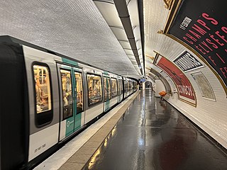 <span class="mw-page-title-main">Saint-Ambroise station</span> Metro station in Paris, France