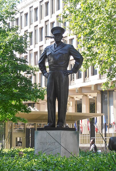 File:Statue of Dwight Eisenhower, Grosvenor Square W1.JPG