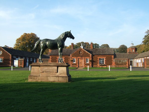 Statue of Persimmon at Sandringham