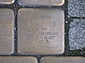 der Stolperstein für Mirjam Bier