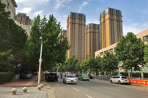 Street scene of Jinshui District (Puqing Road)