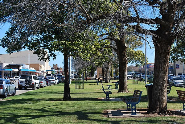 A park in central Swan Hill