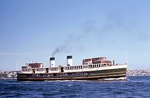 Sydney Ferry KUZEY BAŞI Bradley's Head'de 17 Ocak 1972.jpg