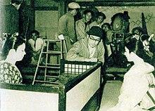 Tōjūrō no Koi filming.jpg