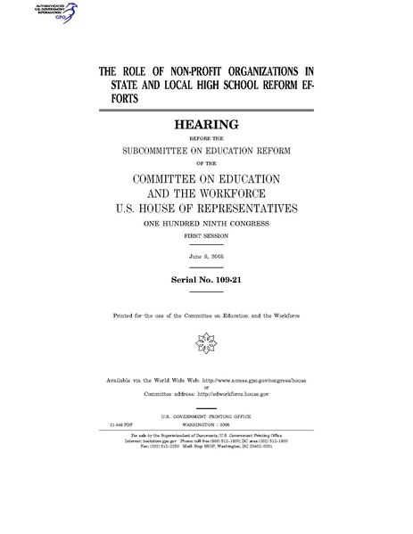 চিত্র:THE ROLE OF NON-PROFIT ORGANIZATIONS IN STATE AND LOCAL HIGH SCHOOL REFORM EFFORTS (IA gov.gpo.fdsys.CHRG-109hhrg21648).pdf