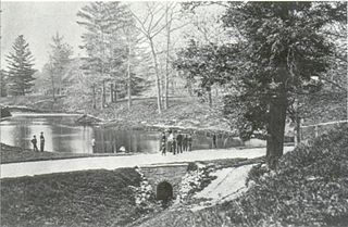 Taddle Creek Stream that was buried underground, Toronto, Ontario, Canada